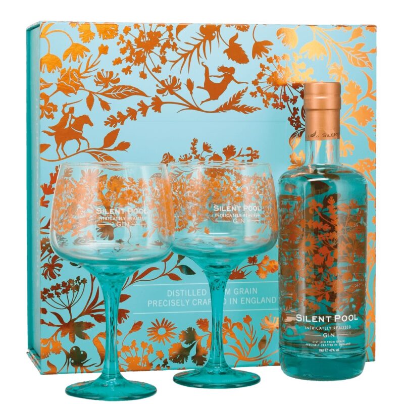 Gin Silent Pool (Confezione con due calici)