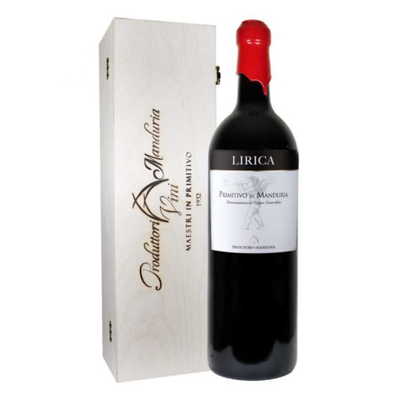 Primitivo di Manduria Lirica 2017 Produttori di Manduria (Magnum Cassetta In Legno)