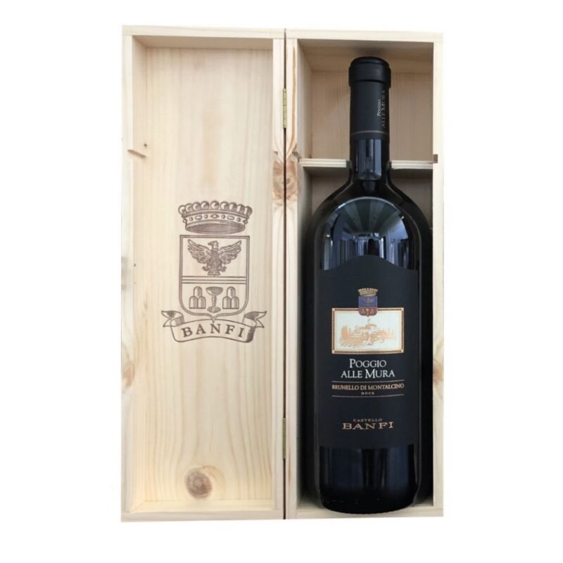 Brunello di Montalcino Poggio Alle Mura DOCG Banfi 2015 (Magnum Cassetta In Legno)