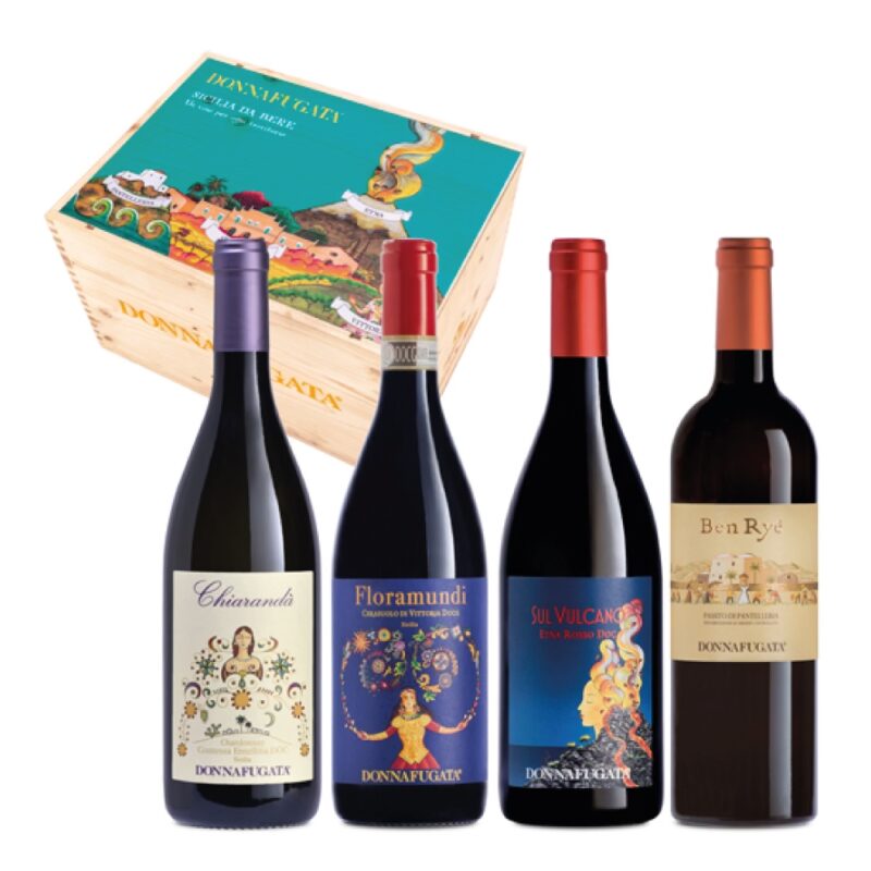 Confezione Sicilia da Bere Donnafugata (Cassa in Legno)