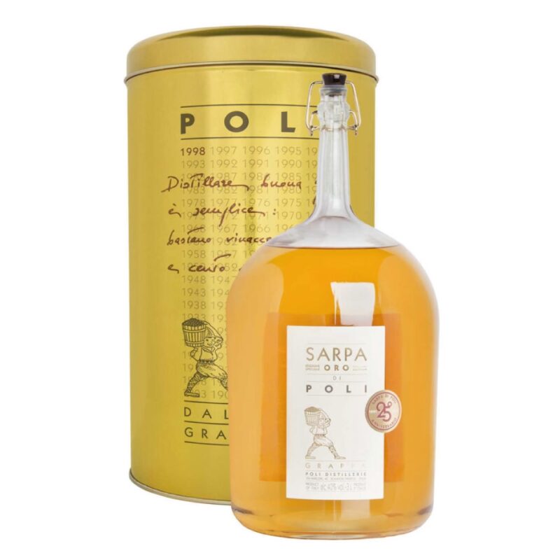 Grappa Sarpa Oro Poli 3L (Astucciata)