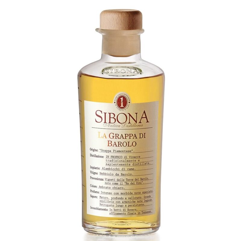 La Grappa di Barolo di Sibona (Astucciata)