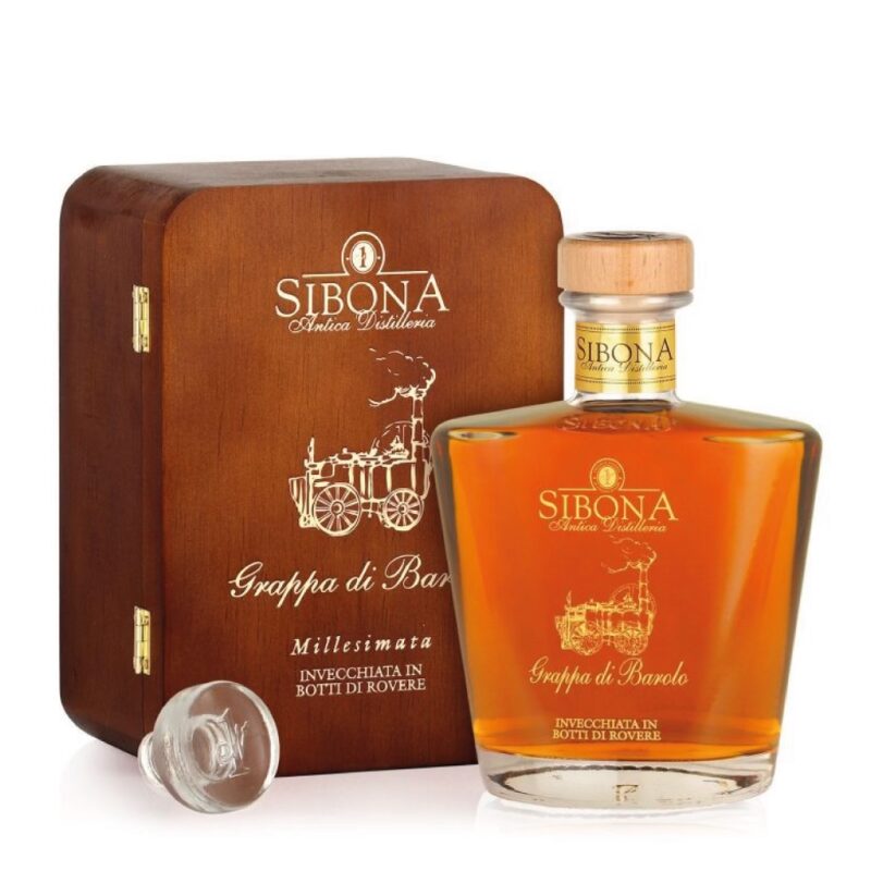 Grappa di Barolo Millesimata 2010 Riserva Speciale di Sibona (Cassetta in legno)