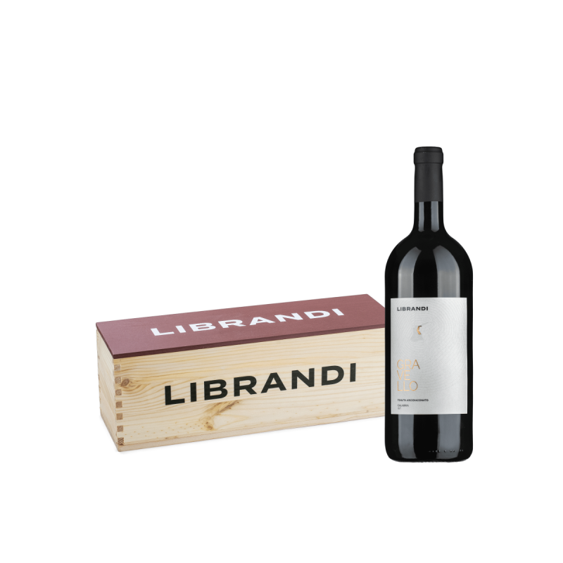 Gravello di Librandi Val di Neto Rosso IGT 2022 (Magnum Cassetta in Legno)