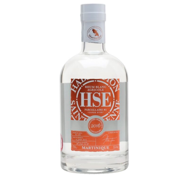Rhum HSE Blanc Parcellaire Canne D'or 2016 Martinica