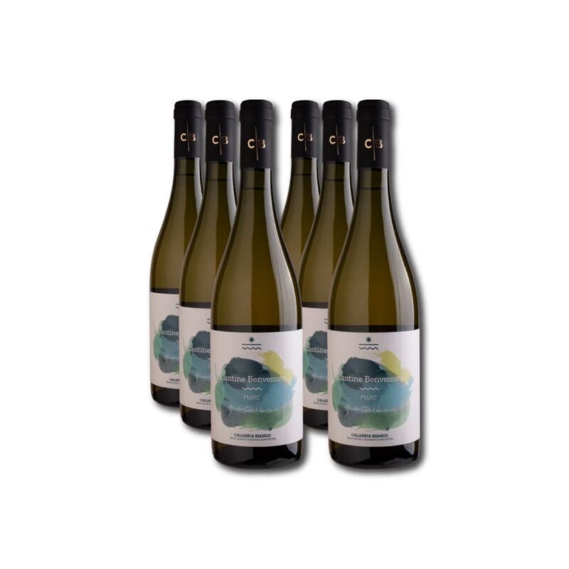 6 Bottiglie Mare di Cantine Benvenuto Calabria Bianco IGP 2025