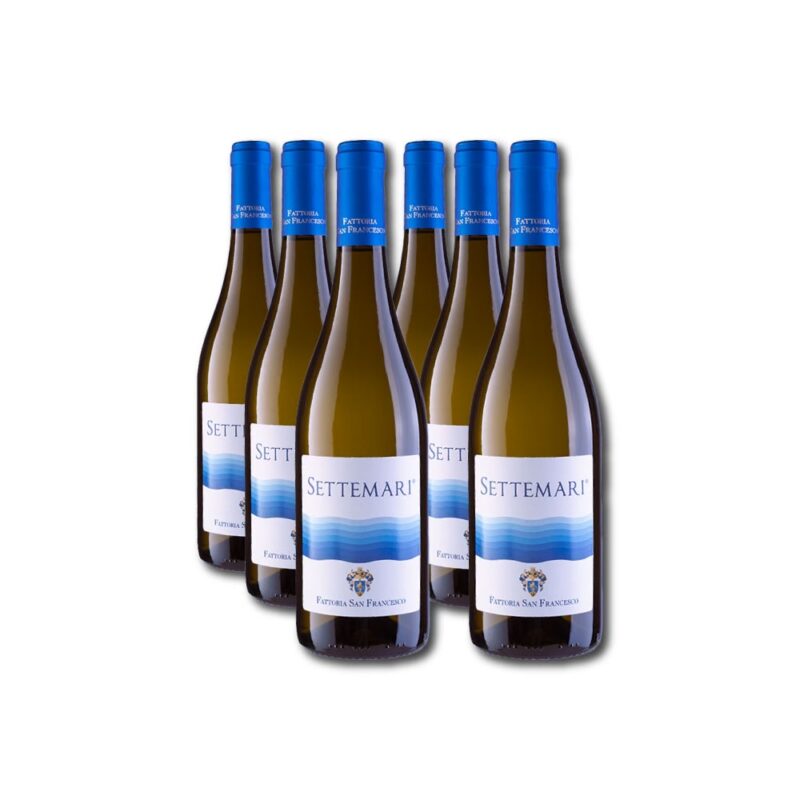 6 Bottiglie Settemari 2022 Calabria Bianco IGT Fattoria San Francesco