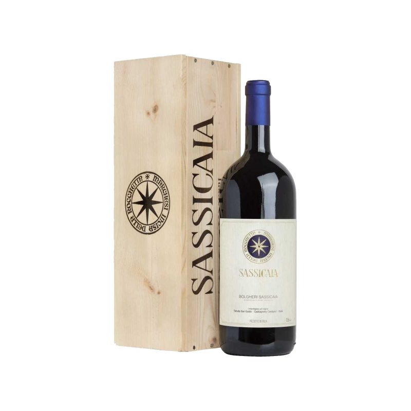 Sassicaia 2014 Bolgheri DOC Sassicaia Tenuta San Guido 3L (J&eacute;roboam Cassetta in Legno)