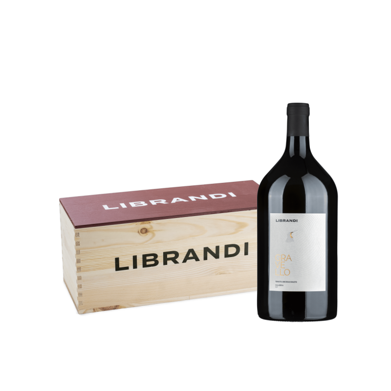 Gravello di Librandi Val di Neto Rosso IGT 2022 3L (J&eacute;roboam Cassetta in Legno)