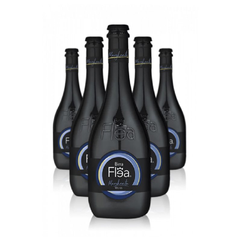 6 bottiglie Birra Flea Margherita Weiss 75cl