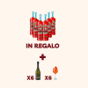 6 bottiglie Bitter Milano Sant'Orsola 1L + OMAGGIO 6 Bottiglie Spumante Cuvée Brut Master C27 Sant'Orsola e 6 Calici