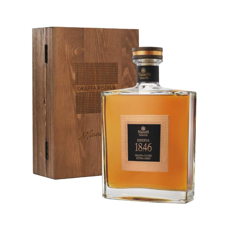 Grappa Riserva 18.46 Mazzetti d'Altavilla (Cofanetto in Legno)
