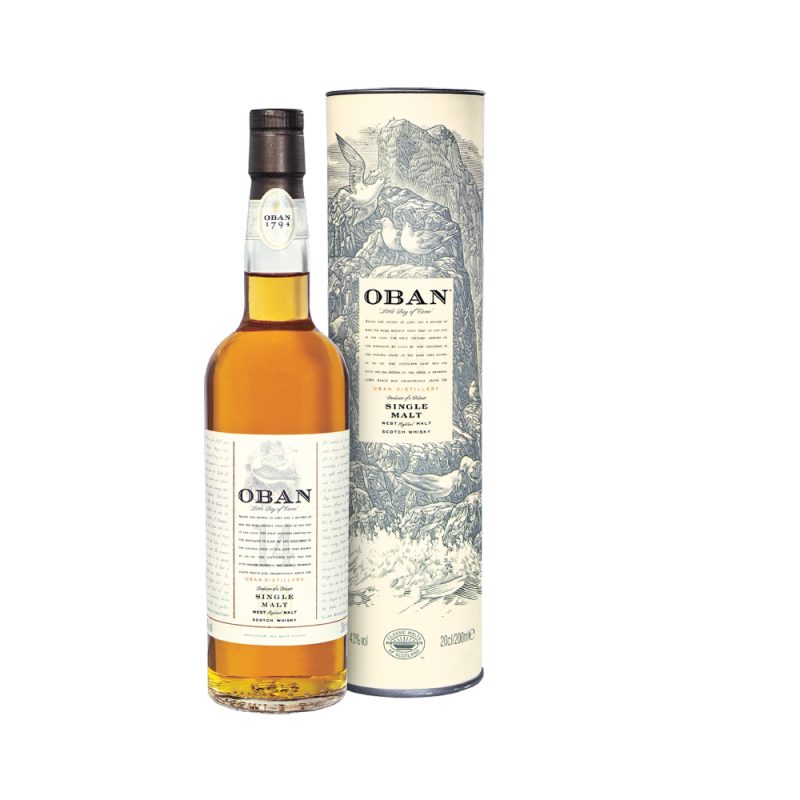 Oban Single Malt Scotch Whisky 14 Years Old (Astucciato)