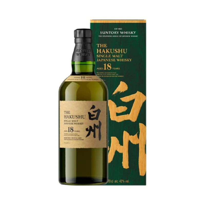 Hakushu 18 Years Old Suntory Japanese Single Malt Whisky (Astucciato)